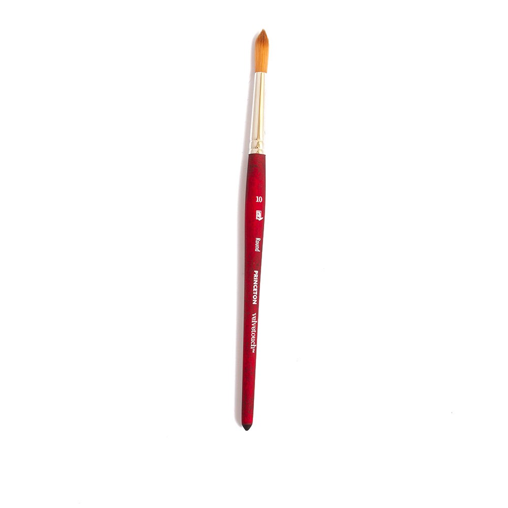 Princeton, Brush, Art & School, Velvetouch, Multimedia, Round, 10, 398278